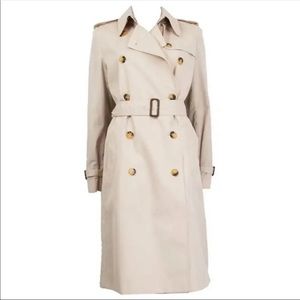 Burberry London Beige Trench Coat (size 10 M)